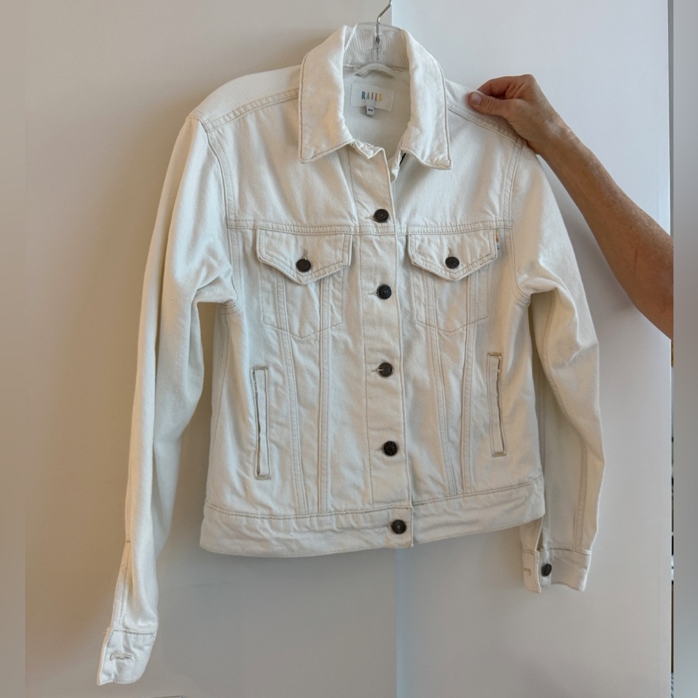 Rails Women's Cream Jean Jacket